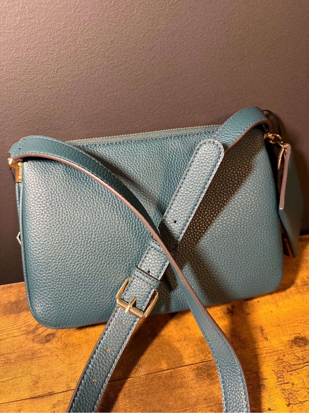 Nanette Lepore Pebbled Vegan Leather Crossbody. NWT - Picture 8 of 12